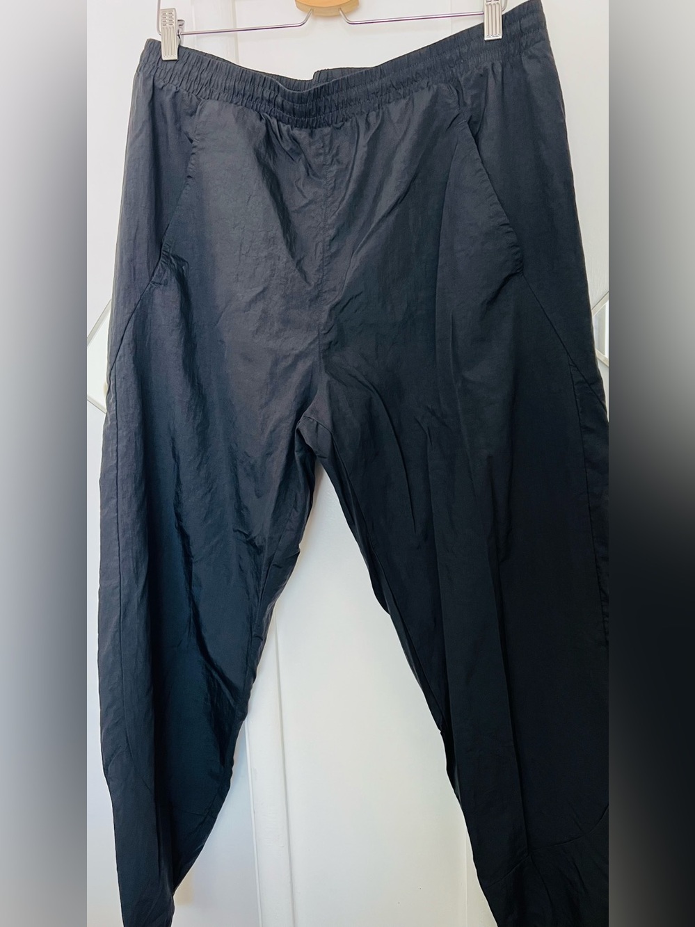 Reebok  Men's Black Elastic-Waist Casual Pants size XL